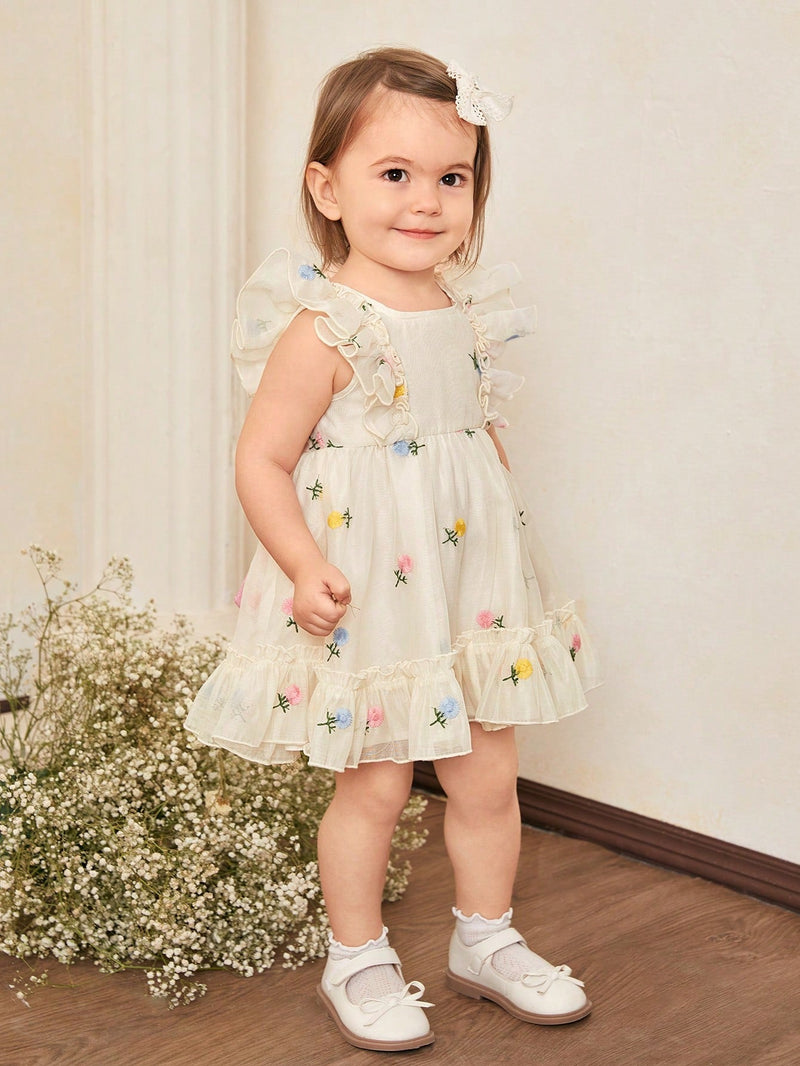 Vestido Bebê Jardim Encantado