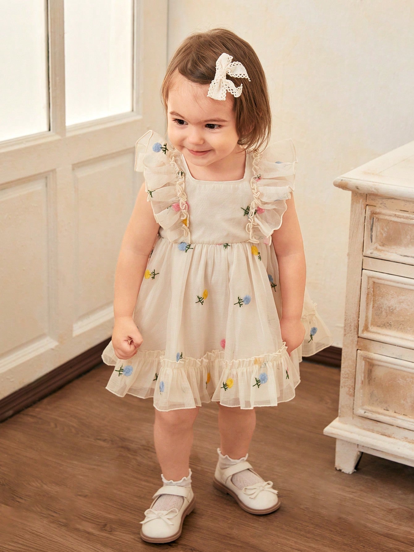 Vestido Bebê Jardim Encantado