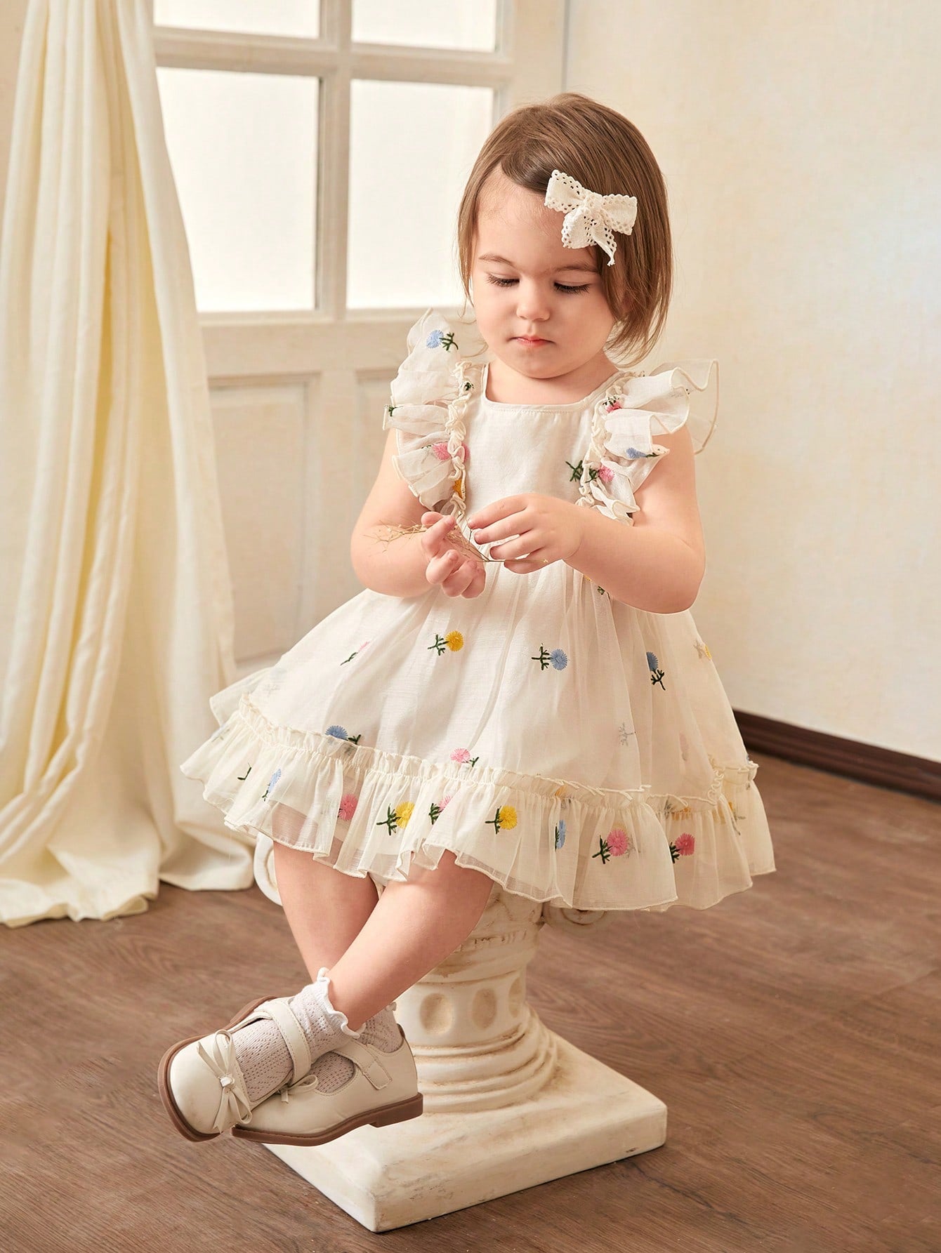Vestido Bebê Jardim Encantado