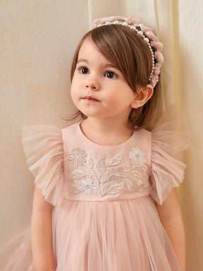 Vestido Bebê Rosa Floratta