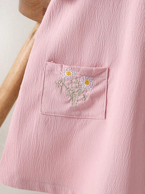 Vestido Bebê Rosa com Margaridas