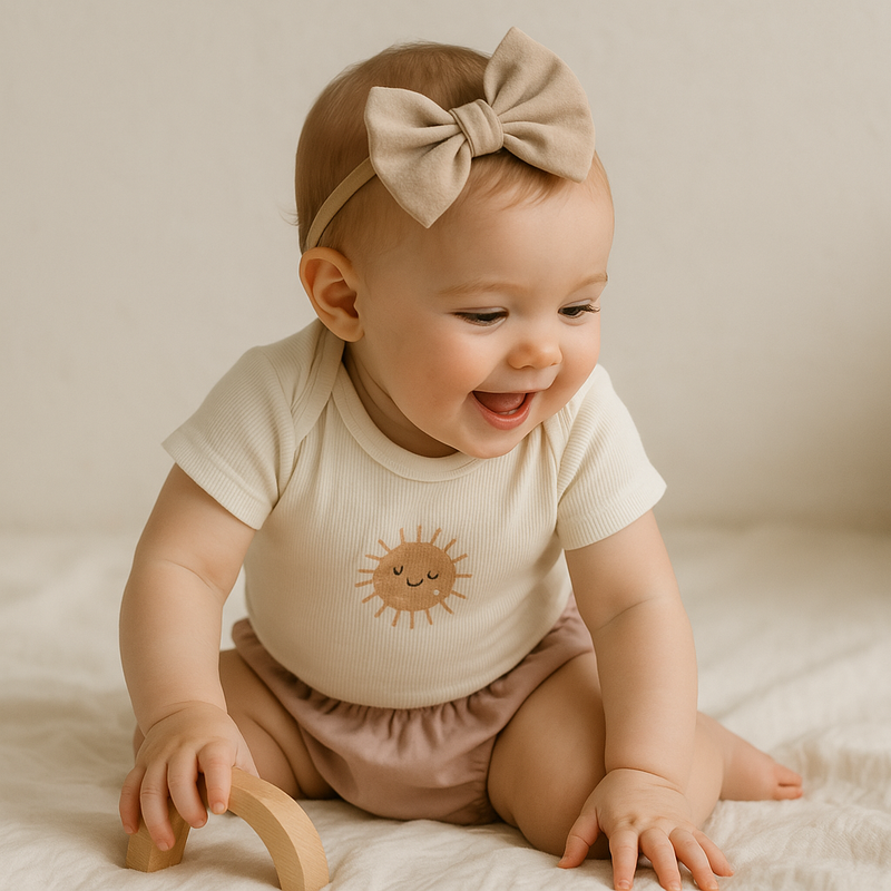 Tapa Fralda Linho Vintage Salmão