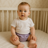 Tapa Fralda Linho Vintage Lavanda