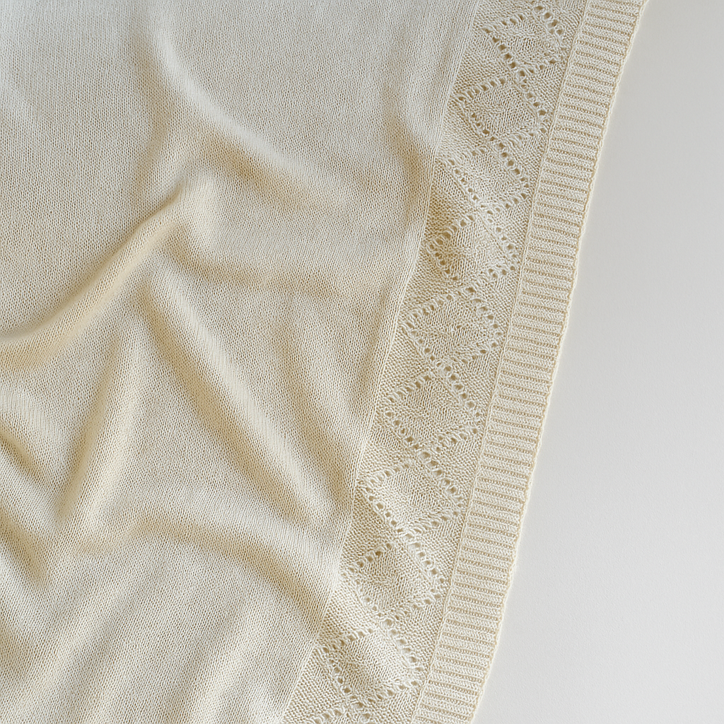 Kit Saída Maternidade 4 Peças Tricot Flores Amarelas