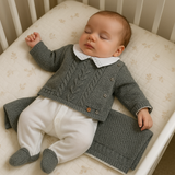 Kit Saída Maternidade 2 Peças Tricot Nature Green