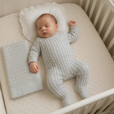 Kit Saída Maternidade Tricot Trançado Off White