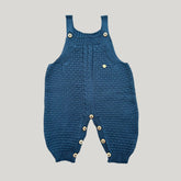 Jardineira Tricot Azul Marinho