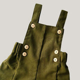 Jardineira Infantil Verde Natureza