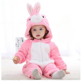 Macacão Pelúcia de Coelhinho Rosa