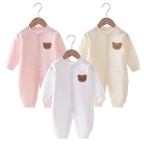Macacão Bebê Algodão Urso Kids