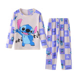 Pijama Manga Longa Infantil - Stitch