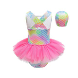 Maiô de Sereia com Touca - 2 a 11 Anos