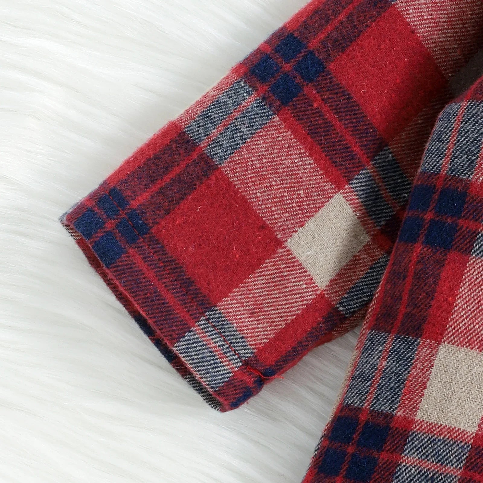 Conjunto Camisa Xadrez mais Jardineira Doggy