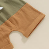 Camiseta com Capuz e Bermuda - 6 meses a 3 anos