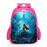 Mochila Escolar da Pequena Sereia
