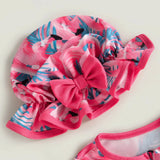 Maiô e Chapéu Bebê - Frutas e Flores