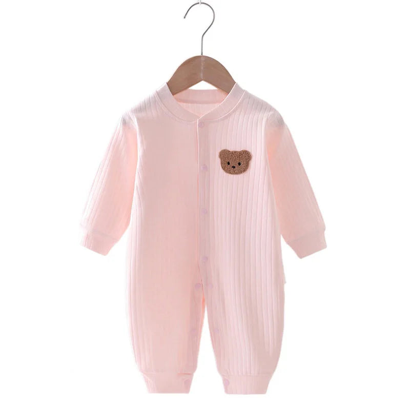 Macacão Bebê Algodão Urso Kids