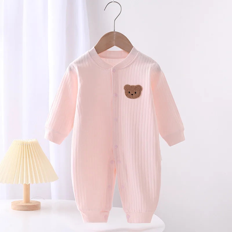 Macacão Bebê Algodão Urso Kids