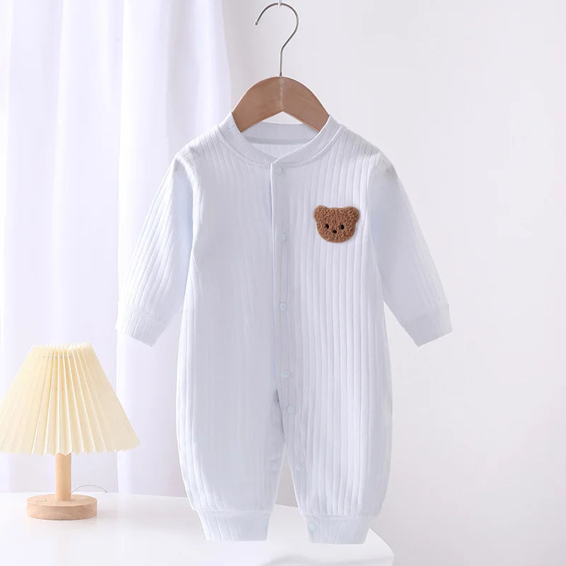 Macacão Bebê Algodão Urso Kids