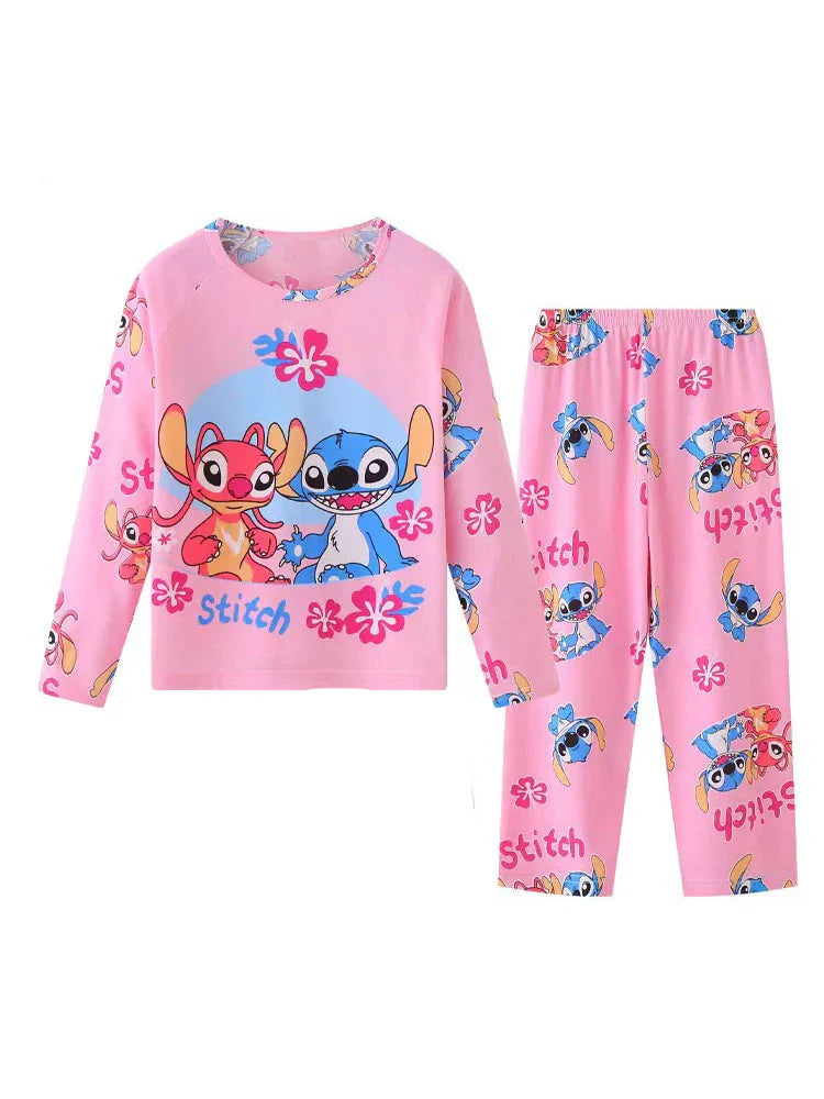 Pijama Manga Longa Infantil - Stitch
