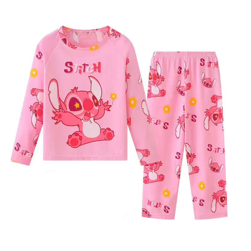 Pijama Manga Longa Infantil - Stitch
