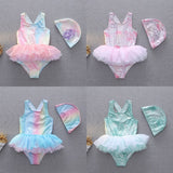 Maiô de Sereia com Touca - 2 a 11 Anos