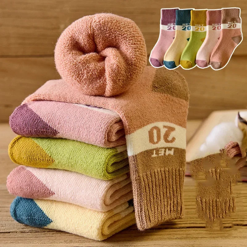 Pack com 5 Pares de Meia Infantil - 1 a 12 anos