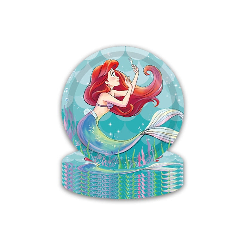 Decoração de Aniversário Pequena Sereia