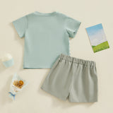 Conjunto Infantil Listrado de Menino - 6 meses a 3 anos