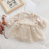 Vestido Batizado Encanto Creme