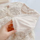 Vestido Batizado Encanto Creme