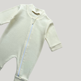 Macacão Bebê Algodão Ziper Yellow