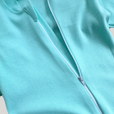 Macacão Bebê Algodão Ziper Green