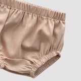 Tapa Fralda Linho Vintage Salmão