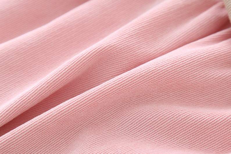 Vestido Veludo Plush com Laço